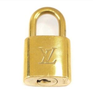 Louis Vuitton Brass Padlock and Key 344